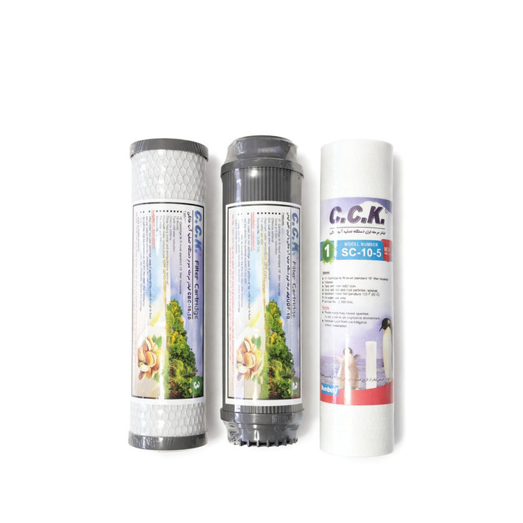 فیلتر دستگاه تصفیه آب خانگی سی سی کا مدل FTT-24 مجموعه 24 عددی